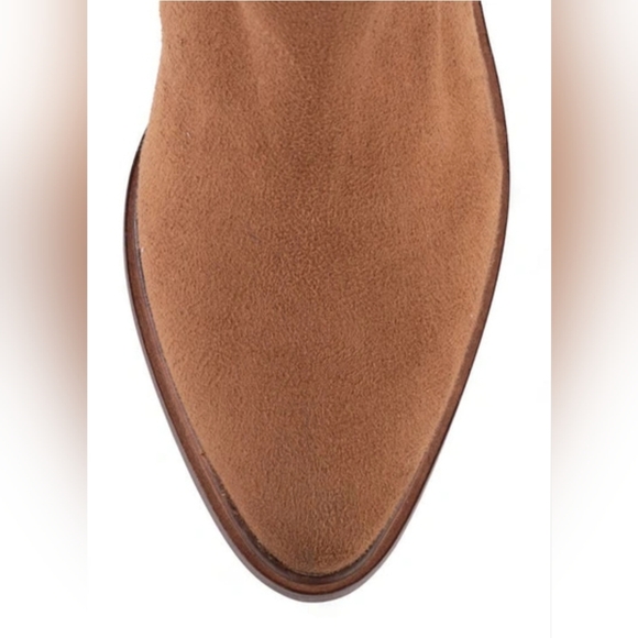 Sexy Chic Seychelles Cognac Microsuede OTK Boots - Picture 4 of 4